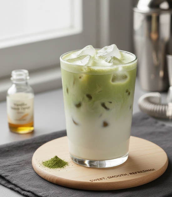 Iced Vanilla Matcha