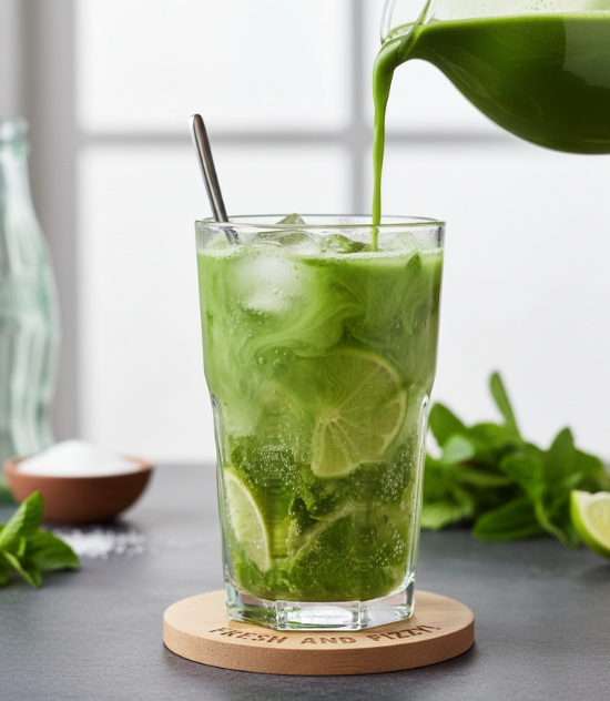  Matcha Mojito Mocktail